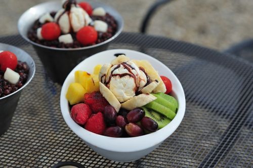 fruit ice ice food