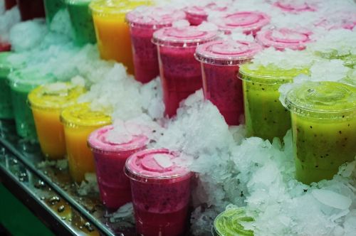 fruit juice smoothie ice