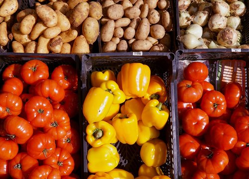 fruit tomato  paprika  vegetables