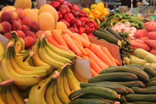 fruits banana market
