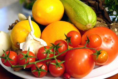 fruits vegetables food