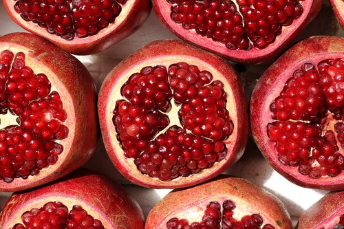 fruits  pomegranate  healthy