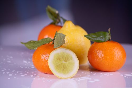 fruits citrus fruits clementines