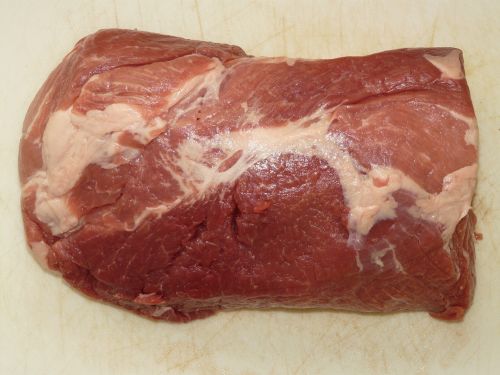 fry pork neck steak