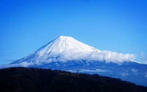 fuji winter snow