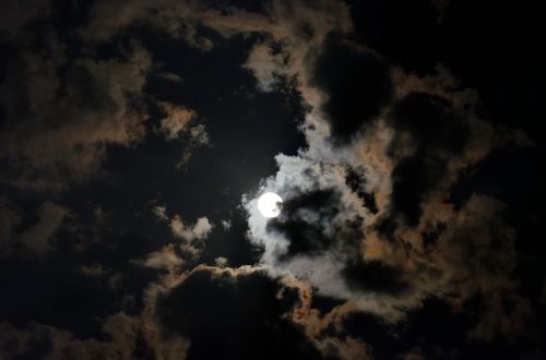 full moon moon night sky