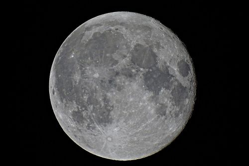 full moon moon clear sky