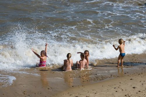 fun beach children