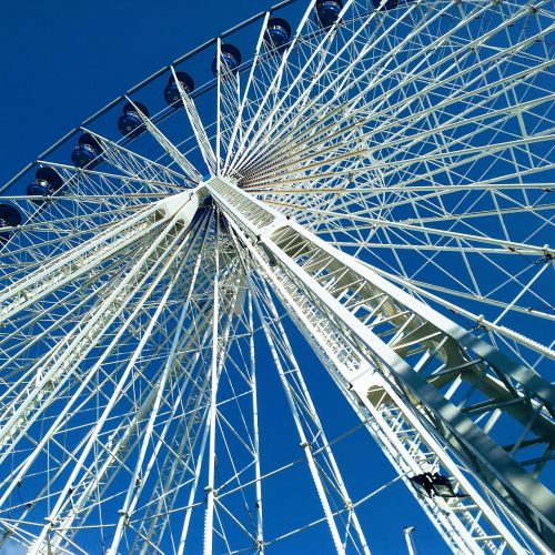 funfair ferris wheel summer