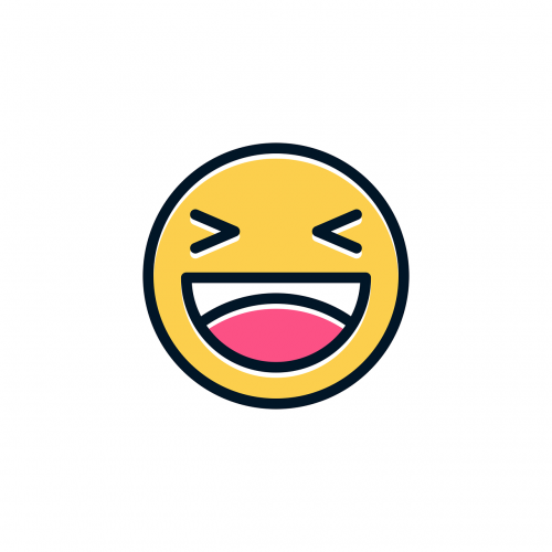 funny emoticon laughing