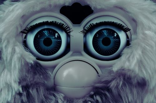 furby cute blue eye