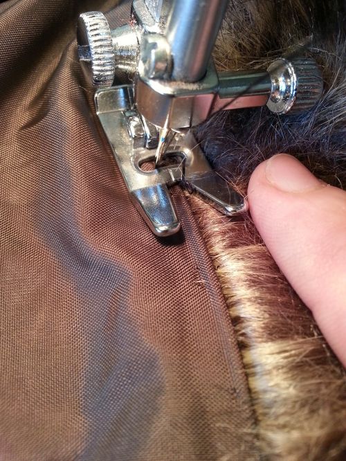 furry sewing fabric