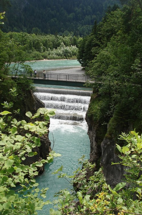 füssen  lech  waterfall