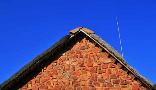 Gable Of Stone Building