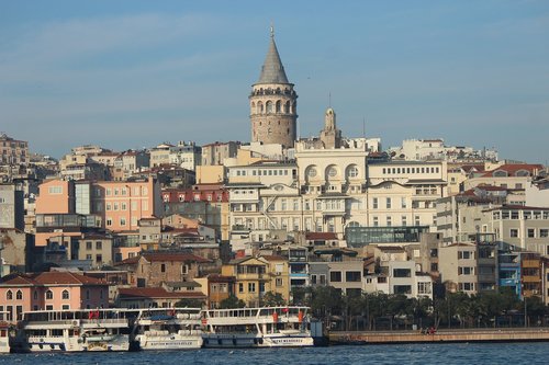 galata  galata tower  estuary