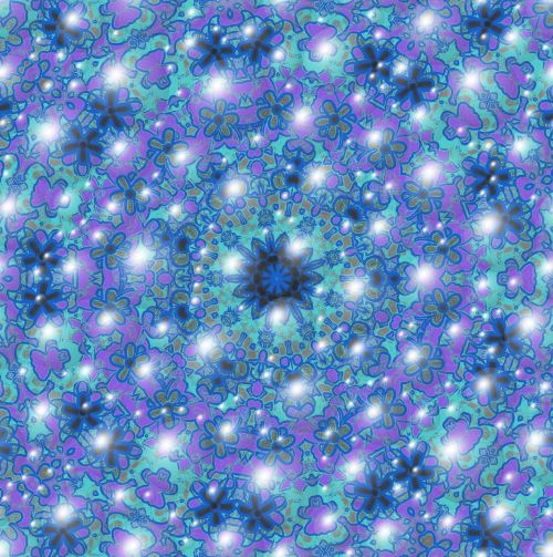galaxy kaleidoscope warp