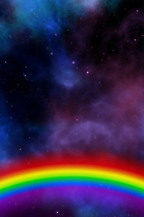 galaxy  rainbow  universe