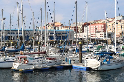 galicia  port  boats
