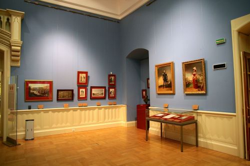 gallery of painting museum blue