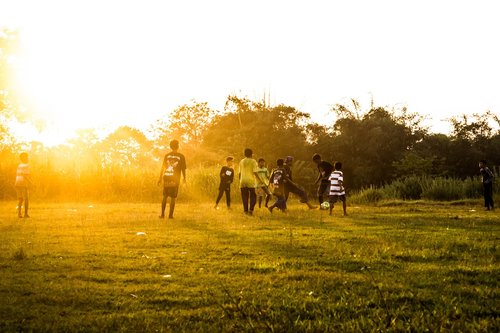 game kids  football