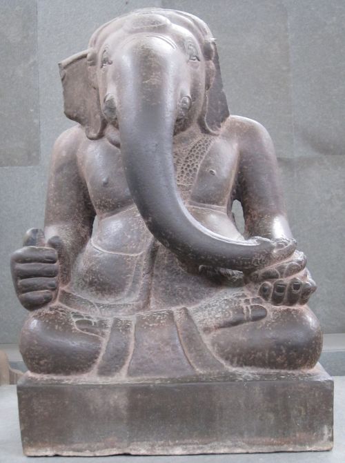 ganesha sandstone sculpture