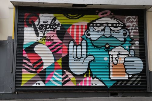 garage street art art