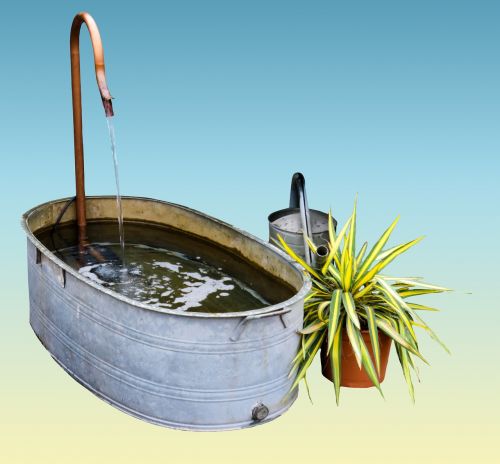 garden bath watering can