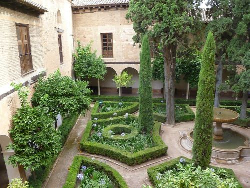 garden alhambra andalusia