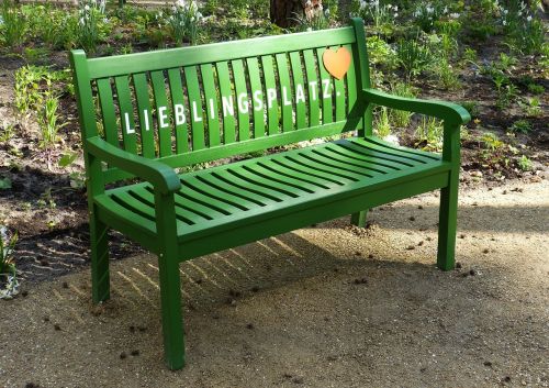 garden park bench