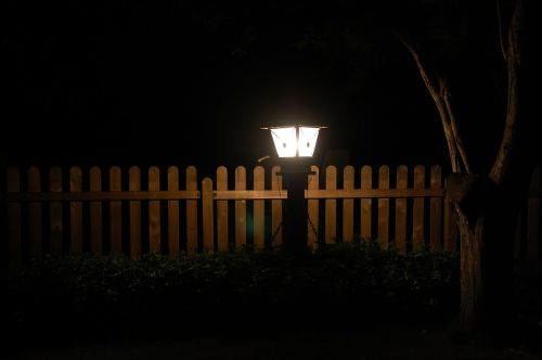 garden at night lantern