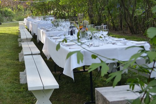 garden  table  wedding