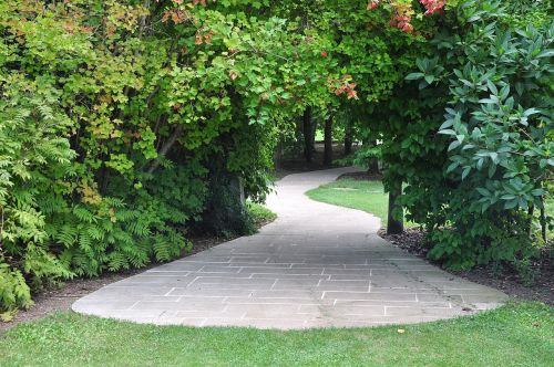 garden tunnel an ornamental garden