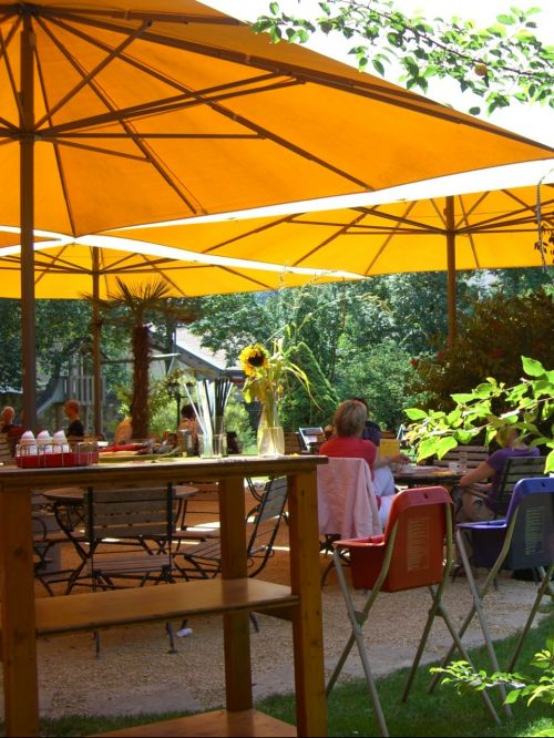 garden cafe screen orange