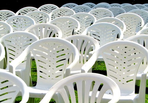 garden chairs  white  chair series