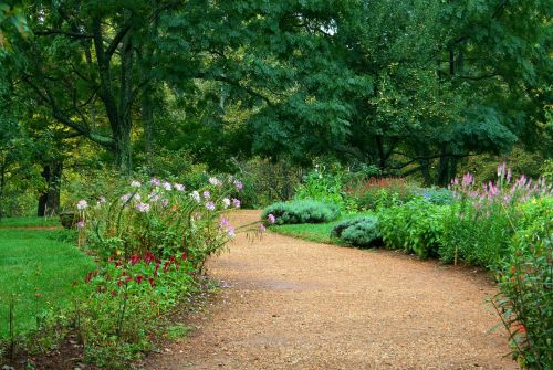 garden path pea gravel sand