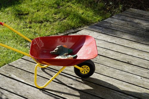 gardening children toys wheelbarrow