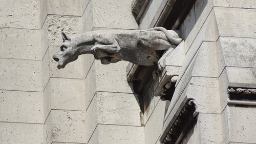 gargoyle  dom  paris