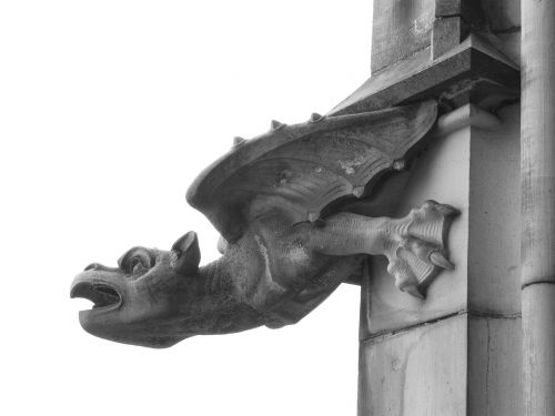 gargoyle figure dragon
