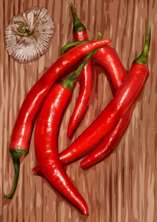 garlic chilli pepper