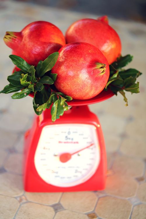 garnet pomegranate fruit