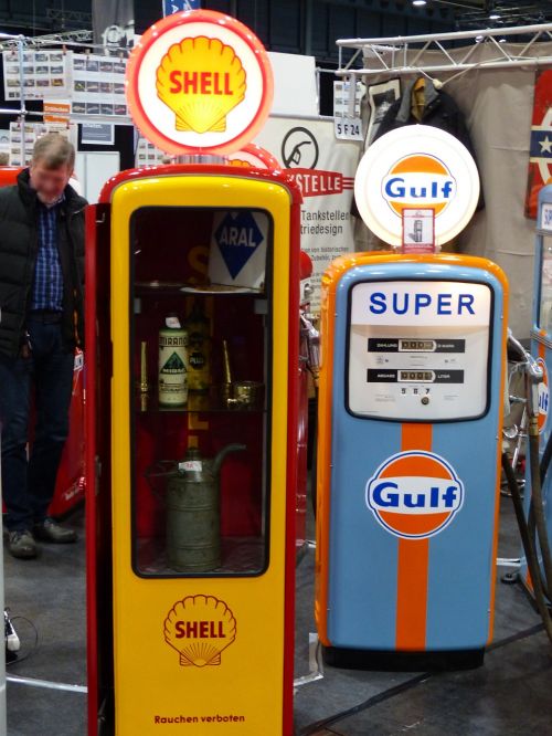 gas pump petrol stations oldtimer
