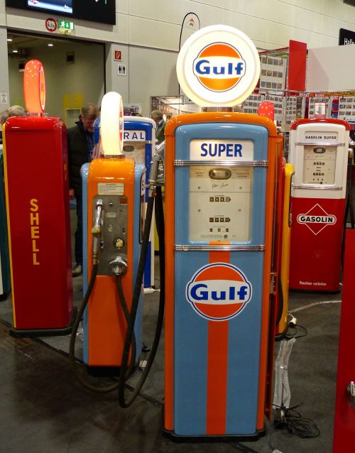 gas pump petrol stations oldtimer