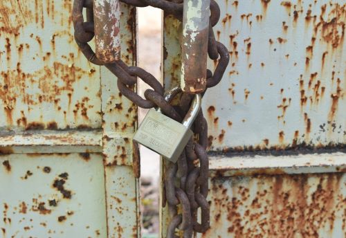 gate lock security