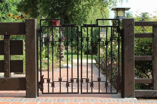 gate fence wrought iron