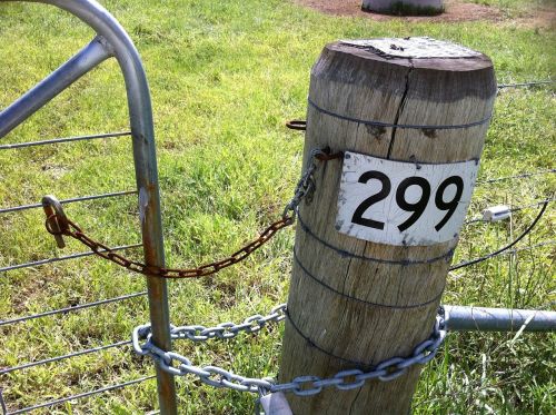 gate fence rural