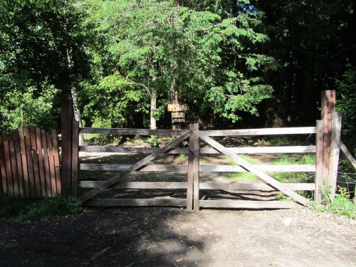 gate wood fence