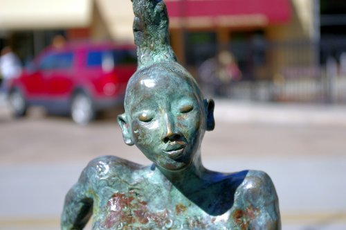 gathering soul sculpture  sculpture  statue