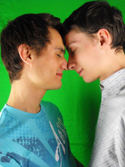 gay couple love young men