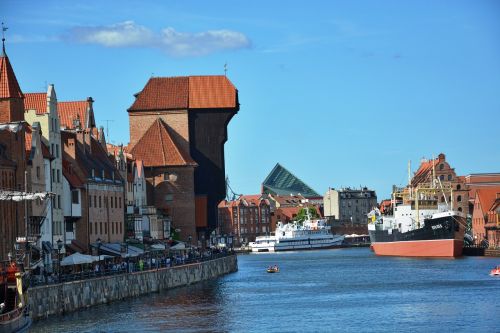 gdańsk crane the old town