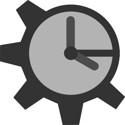 gear clock mechanism